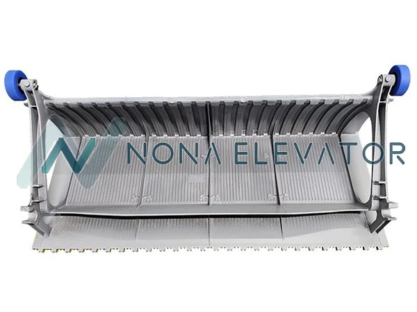 ThyssenKrupp TKE Escalator Step 30552100 black silver gray aluminum alloy step